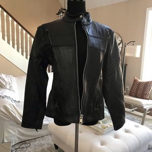 Women’s Leather Motorcycle Jacket